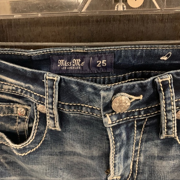 Miss Me Curvy Boot Cut Jeans Size 25 - Picture 4 of 7